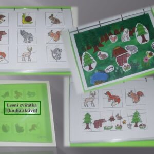 Zvířátka v lese, kniha aktivit v PDF